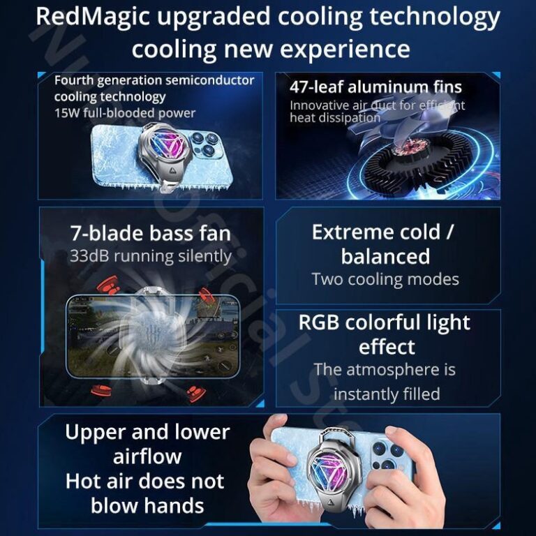 Tản nhiệt Redmagic Cooler 4 back clip - Phụ Kiện Hiếm